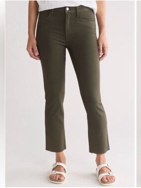 Frank & Eileen Cork Everyday Straight Jeans Green Olive Army Green Size 29